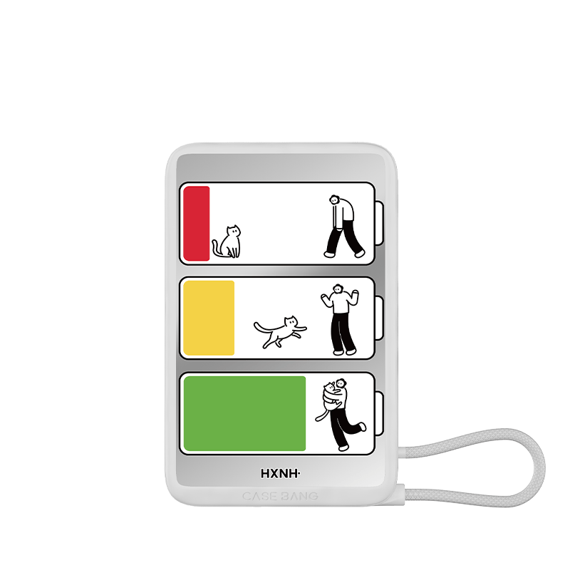 Power Bank with Built - in Cable - CaseBangPower BankCaseBangCharge Meow